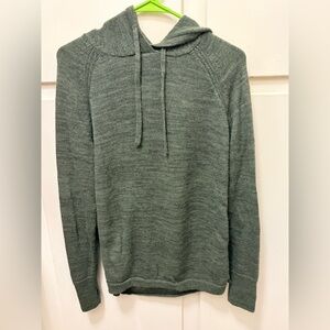 PAKA Green Women's Alpaca Sweater Hoodie  practically brand new